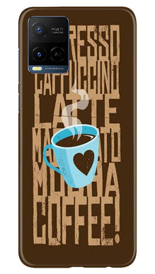Love Coffee Mobile Back Case for Vivo Y21T (Design - 311)