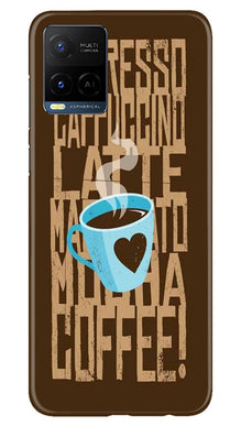 Love Coffee Mobile Back Case for Vivo Y21A (Design - 311)