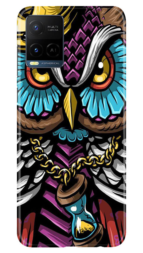 Owl Mobile Back Case for Vivo Y21e (Design - 318)