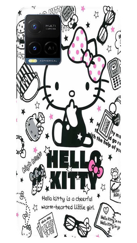 Hello Kitty Mobile Back Case for Vivo Y21A (Design - 320)