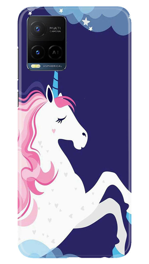 Unicorn Mobile Back Case for Vivo Y21A (Design - 324)