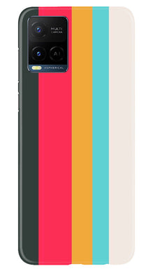 Color Pattern Mobile Back Case for Vivo Y21A (Design - 328)