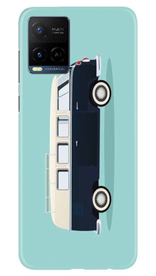 Travel Bus Mobile Back Case for Vivo Y21e (Design - 338)
