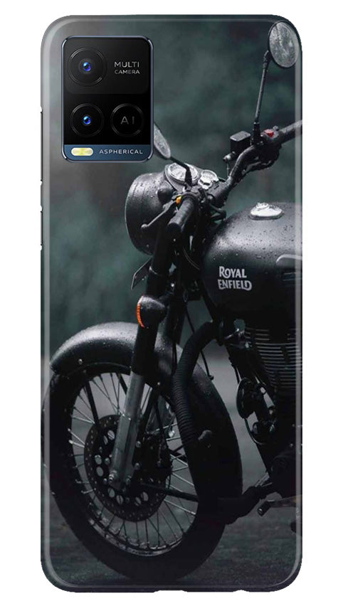 Royal Enfield Mobile Back Case for Vivo Y21T (Design - 339)