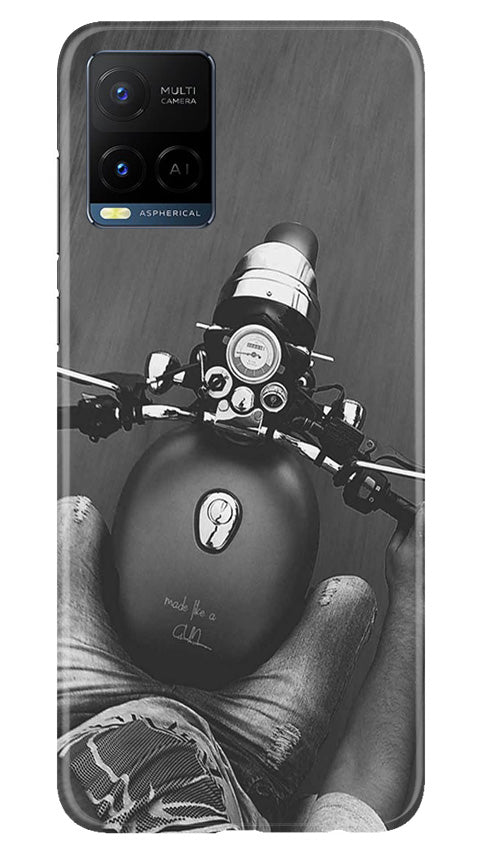 Royal Enfield Mobile Back Case for Vivo Y21e (Design - 341)