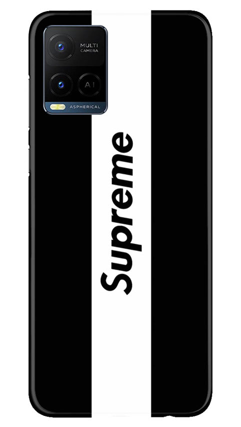 Supreme Mobile Back Case for Vivo Y21e (Design - 346)