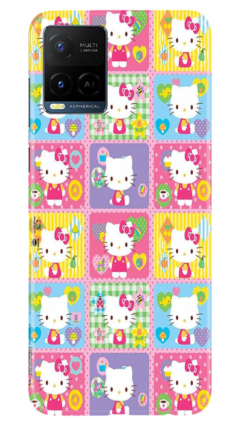 Kitty Mobile Back Case for Vivo Y21A (Design - 357)