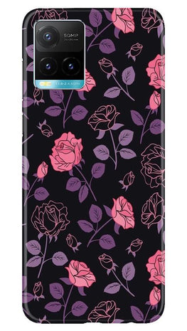 Rose Pattern Case for Vivo Y33s
