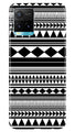Black white Pattern Case for Vivo Y33s
