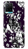 white flowers Case for Vivo Y33s