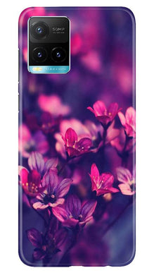 flowers Mobile Back Case for Vivo Y33s (Design - 25)