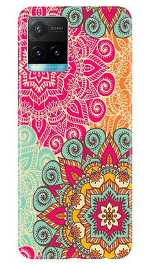 Rangoli art2 Mobile Back Case for Vivo Y33s (Design - 29)