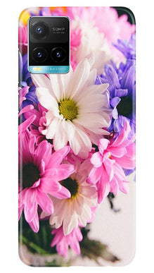 Coloful Daisy Mobile Back Case for Vivo Y33s (Design - 73)