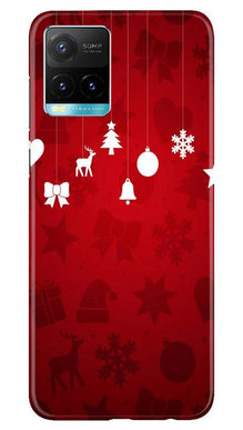 Christmas Mobile Back Case for Vivo Y33s (Design - 78)