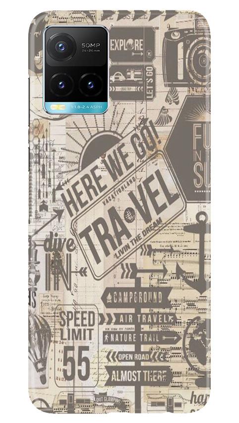 Travel Case for Vivo Y33s  (Design - 104)