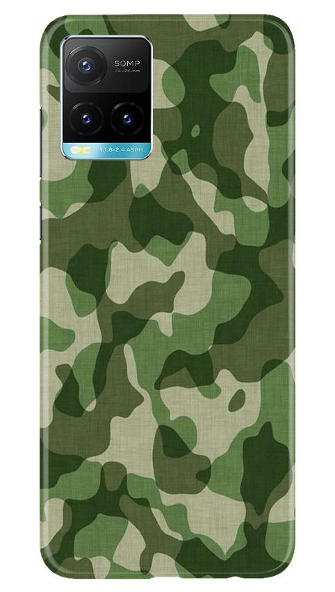 Army Camouflage Case for Vivo Y33s  (Design - 106)