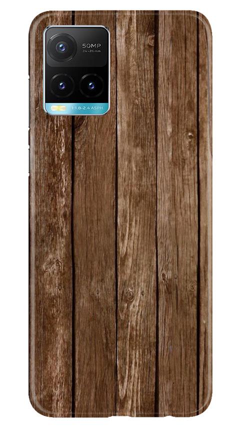 Wooden Look Case for Vivo Y33s  (Design - 112)
