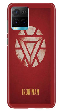 Iron Man Superhero Mobile Back Case for Vivo Y33s  (Design - 115)