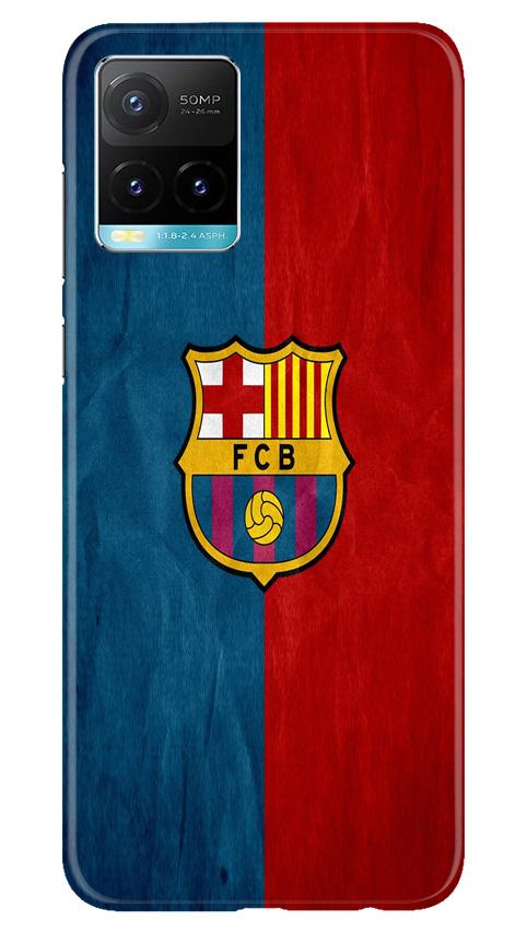 FCB Football Case for Vivo Y33s  (Design - 123)