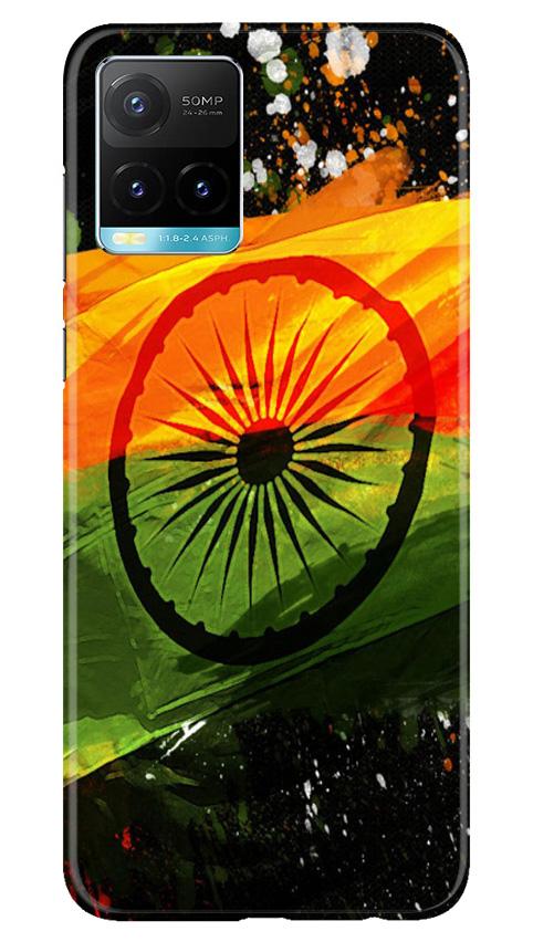Indian Flag Case for Vivo Y33s  (Design - 137)