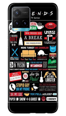 Friends Mobile Back Case for Vivo Y33s  (Design - 145)
