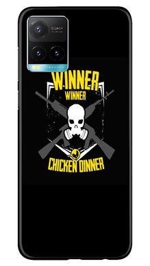 Winner Winner Chicken Dinner Mobile Back Case for Vivo Y33s  (Design - 178)