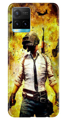 Pubg Mobile Back Case for Vivo Y33s  (Design - 180)