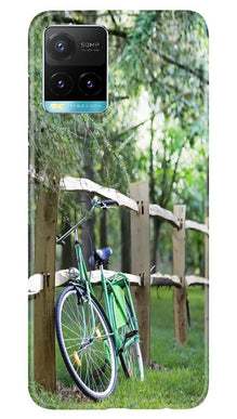 Bicycle Mobile Back Case for Vivo Y33s (Design - 208)