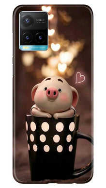 Cute Bunny Mobile Back Case for Vivo Y33s (Design - 213)