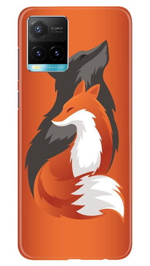 Wolf  Mobile Back Case for Vivo Y33s (Design - 224)