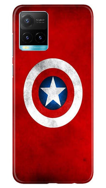 Captain America Mobile Back Case for Vivo Y33s (Design - 249)