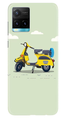 Vintage Scooter Mobile Back Case for Vivo Y33s (Design - 260)