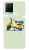 Vintage Scooter Case for Vivo Y33s (Design No. 260)