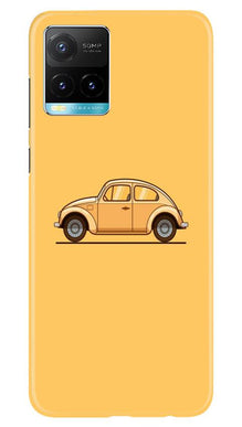 Vintage Car Mobile Back Case for Vivo Y33s (Design - 262)