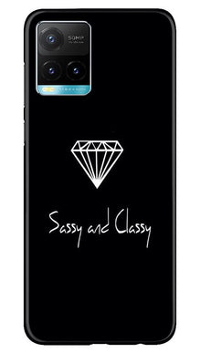 Sassy and Classy Mobile Back Case for Vivo Y33s (Design - 264)