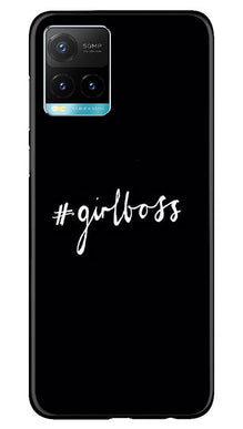 #GirlBoss Mobile Back Case for Vivo Y33s (Design - 266)