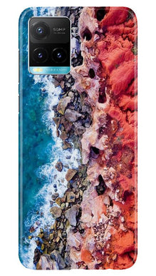 Sea Shore Mobile Back Case for Vivo Y33s (Design - 273)
