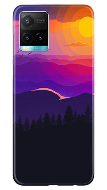 Sun Set Mobile Back Case for Vivo Y33s (Design - 279)
