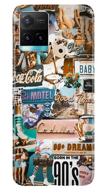 Vintage Design Mobile Back Case for Vivo Y33s (Design - 284)
