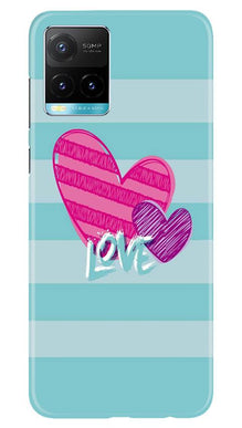 Love Mobile Back Case for Vivo Y33s (Design - 299)