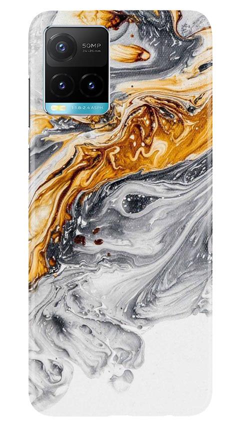 Marble Texture Mobile Back Case for Vivo Y33s (Design - 310)