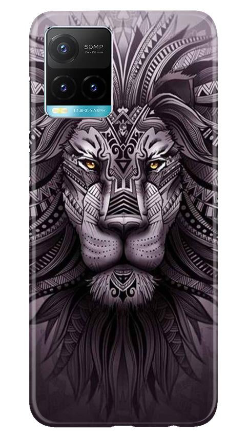 Lion Mobile Back Case for Vivo Y33s (Design - 315)