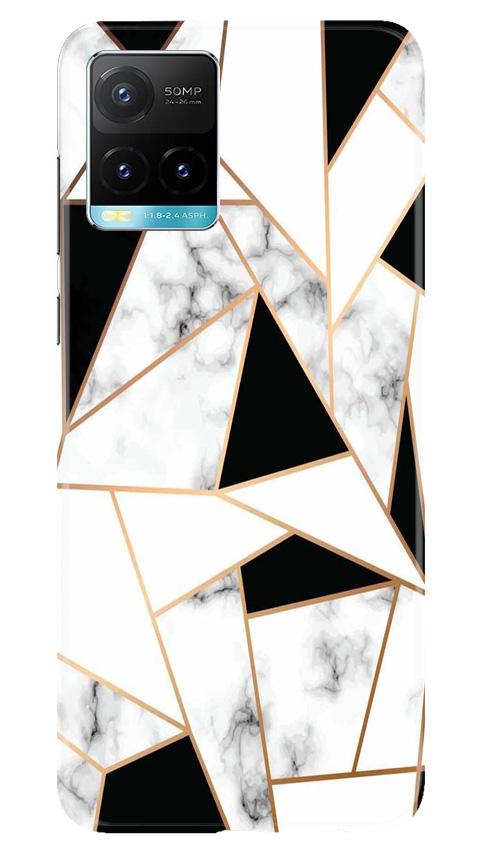 Marble Texture Mobile Back Case for Vivo Y33s (Design - 322)