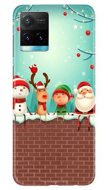 Santa Claus Mobile Back Case for Vivo Y33s (Design - 334)