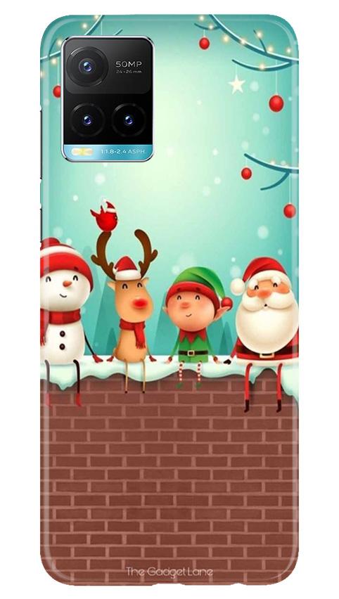 Santa Claus Mobile Back Case for Vivo Y33s (Design - 334)