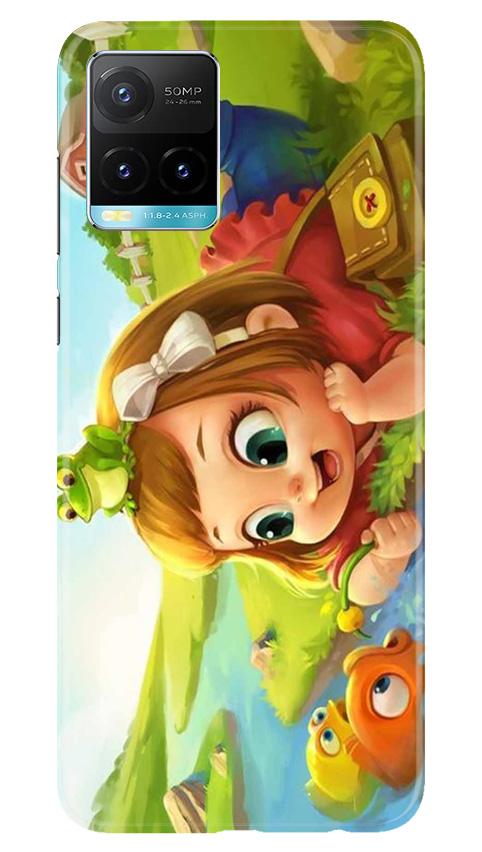 Baby Girl Mobile Back Case for Vivo Y33s (Design - 339)