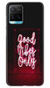 Good Vibes Only Mobile Back Case for Vivo Y33s (Design - 354)