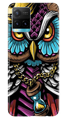 Owl Mobile Back Case for Vivo Y33s (Design - 359)