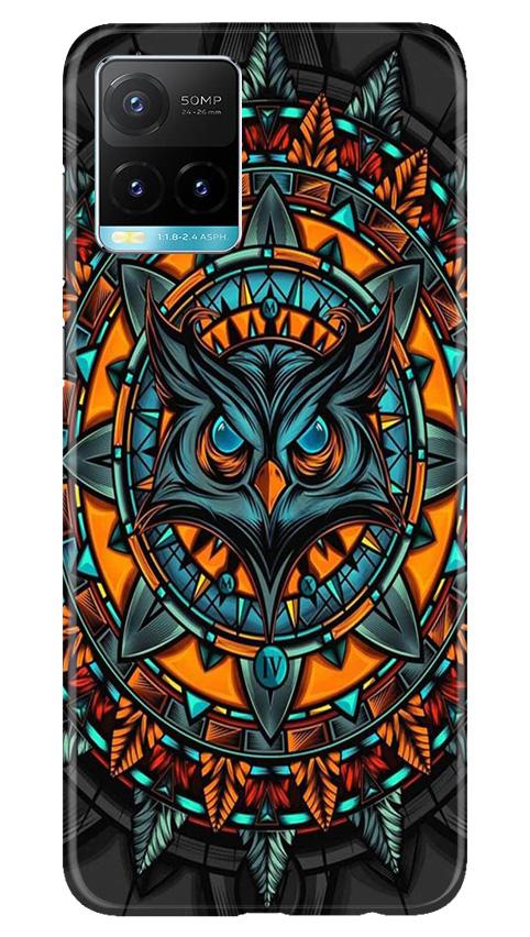 Owl Mobile Back Case for Vivo Y33s (Design - 360)