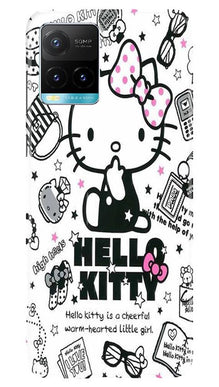 Hello Kitty Mobile Back Case for Vivo Y33s (Design - 361)
